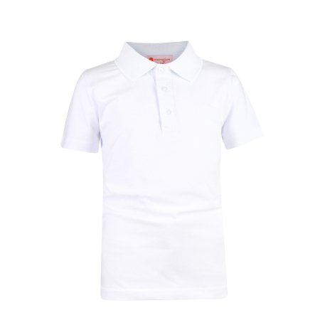 MAMAJUM lühikeste varrukatega polo särk, kootud 10-000007, valge, 158/164 cm 