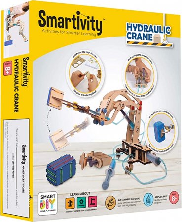 SMARTIVITY hüdraulilise kraana konstruktor Pump It Move It, SMRT1018 SMRT1018