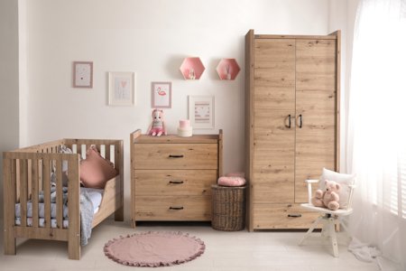 LITTLE SKY by KLUPŚ lastetuba AMELIA II, 120x60 cm., Oak 