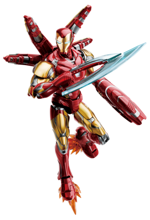 Blokees transformaator  Marvel Hero - Champion Class Iron Man MK85, 73920 