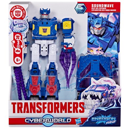 TRANSFORMERS CYBERWORLD transformer Soundwave Deep Sea Explorer, G19645L0 