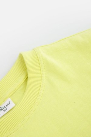 COCCODRILLO lühikeste varrukatega t-särk, kollased, WC6143203NBJ-004-164, 164 cm 