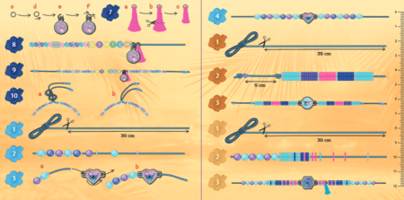 TOTUM STITCH loovkomplekt kruusi kaunistamiseks ja käevõrude valmistamiseks, TT700506 