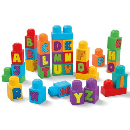 MEGA BLOKS FIRST BUILDERS ABC ehitusklotside kott , HRR60 