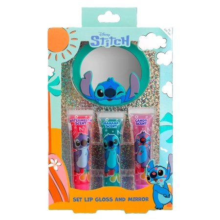 AIR-VAL Stitch huuleläigete ja peegli komplekt, P009793 
