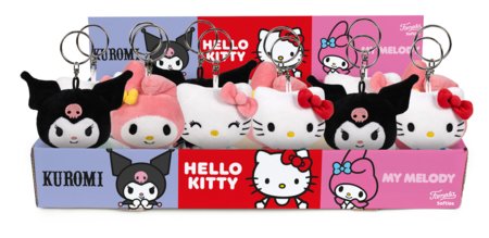 HELLO KITTY pehme mänguasi võtmehoidja, 10 cm, assortii., 760026148