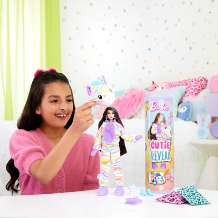 BARBIE Cutie Reveal unistuste seeria üllatusnukk Sebra, HRK39 