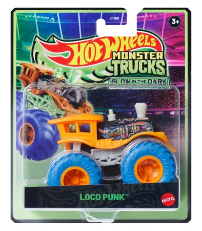 HOT WHEELS Monster Trucks pimedas helendavad autod, JFX08 