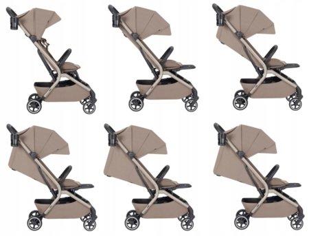 CARRELLO jalutuskäru MAGIA, Cocoa Beige, CRL-5655 