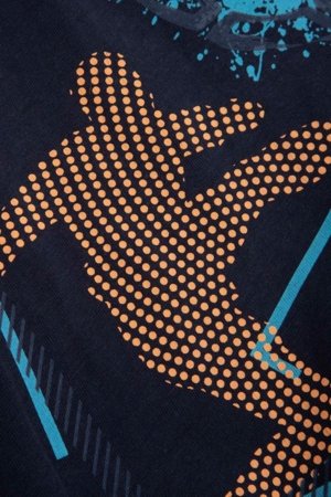 COCCODRILLO pikkade varrukatega t-särk, sinised, cm 