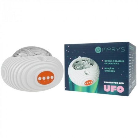 MARY'S RGBW öölamp-projektor UFO GALAXY, MW20795 