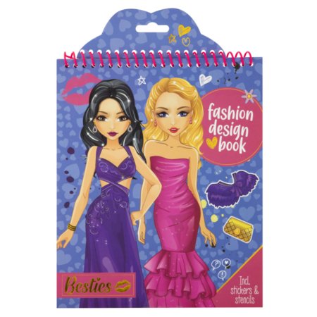 BESTIES loovraamat "Fashion designer book", assortii., 140007 