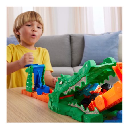 HOT WHEELS Monster Trucks komplekt – Crocodile Challenge, JJN45 