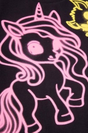 COCCODRILLO t-särgid RAVE GIRL KIDS, must, cm 