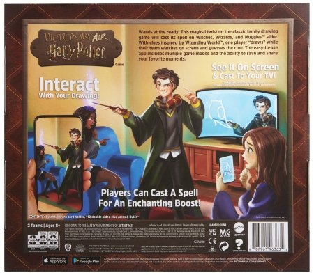 MATTEL GAMES mäng Pictionary Air Harry Potter EN, HDC59 HDC59