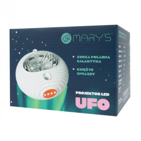MARY'S RGBW öölamp-projektor UFO GALAXY, MW20795 