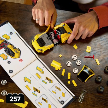 MATTEL BRICK SHOP HOT WHEELS 1:32 Honda S2000 ehituskomplekt, JFR88 