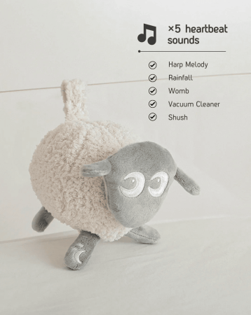 SWEET DREAMERS kaisukas heli ja valgusega Deluxe Grey 5060216820194