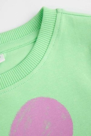 COCCODRILLO pikkade varrukatega kleit MAXITROPIC GIRL KIDS, roheline, WC5129102MGK-011-122, 122 cm 