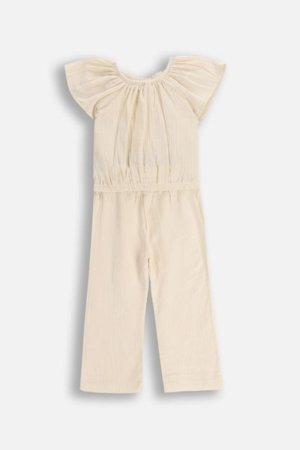 COCCODRILLO komplekt SUMMER SET GIRL KIDS, kreemjas, WC5117304XGK-003-104, 104 cm 