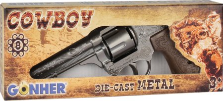 GONHER kauboi mängurevolver, 8 lasku, 80/0 80/0