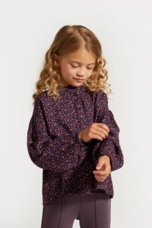 COCCODRILLO blouse ACADEMY GIRL KIDS, värviline, ZC4140103AGK-022-122, 122 cm 