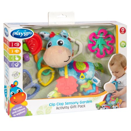 PLAYGRO aktiivsusmänguasjade komplekt Clip Clop Sensory Garden Activity, 0188178 