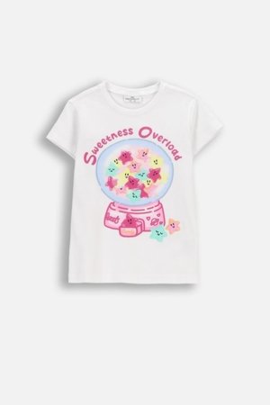 COCCODRILLO lühikeste varrukatega t-särk, valged, WC6143206SGK-001-110, 110 cm 