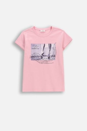 COCCODRILLO lühikeste varrukatega t-särk, roosad, suurus 