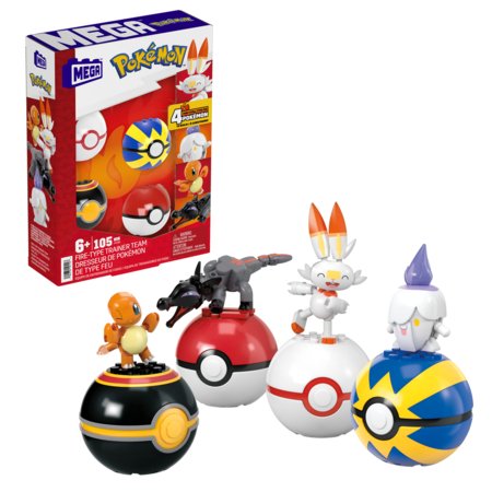 MEGA CONSTRUX POKEMON tule-tüüpi Poke-pallid, HTJ06 