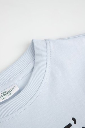 COCCODRILLO lühikeste varrukatega t-särk, sinised, WC6143215VBB-036-128, 128 suurus 