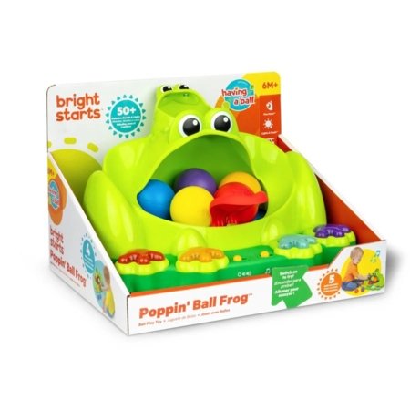 BRIGHT STARTS interaktiivne mänguasi Poppin' Ball Frog, 17159 