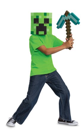 DISGUISE Minecraft mängukirka ja Creeperi mask, 156269-15L-6 