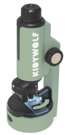 KIDYWOLF kaasaskantav mikroskoop KIDYMICROSCOPE, KIDYMICROSCOPE-GR 