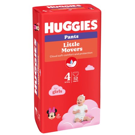 HUGGIES püksmähkmed S4 Girl D Mega, 9-14kg, 52 tk., 2658551 2658551