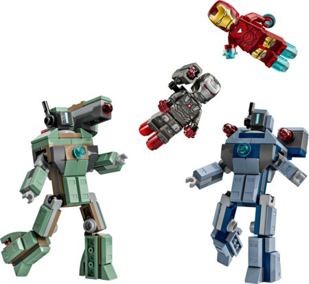 76320 LEGO® Super Heroes Marvel Iron Man ja Sõjamasin vs. haamerdroonid 