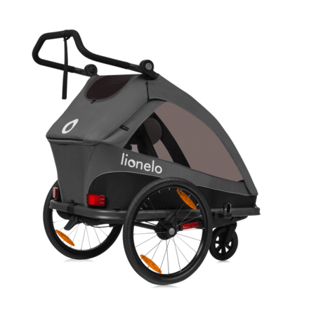 LIONELO jalgrattahaagis CAMA, Grey graphite, LO-CAMA 