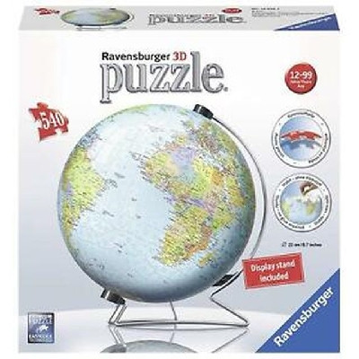 RAVENSBURGER 3D pusle Gloobus 540 tk, 12436 12436