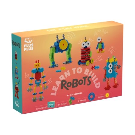 PLUS PLUS konstruktor Learn to Build - robotid, 3963 