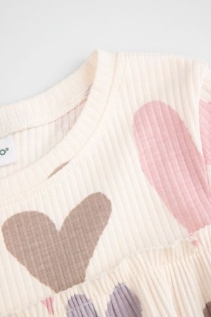 COCCODRILLO pikkade varrukatega kleit, beež, WC6129101HGK-003-110, 110 cm 