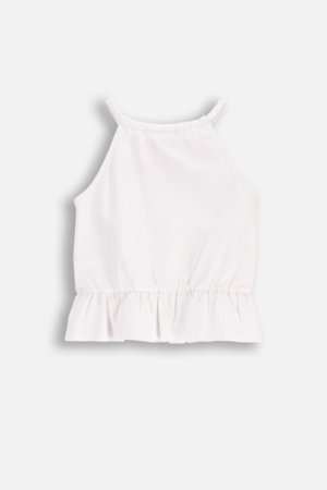 COCCODRILLO lühikeste varrukatega särk FLOWER PARADISE GIRL KIDS, valge, WC5143301FGK-001-122, 122 cm 