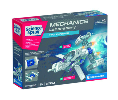 CLEMENTONI SCIENCE&PLAY MECHANICS konstruktor Star Explorer, 75135BL 