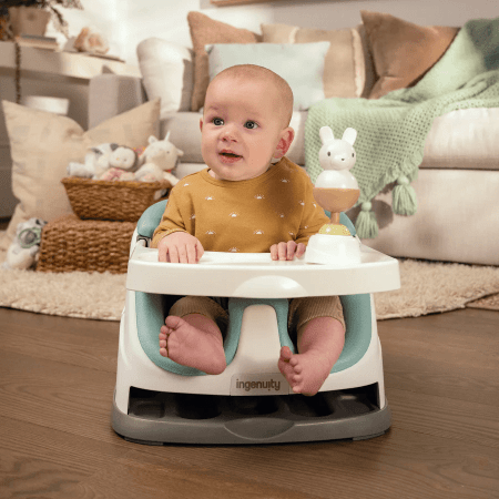 INGENUITY söögitool - booster Baby Base 2-in-1, blue, 16728 