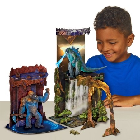 GODZILLA mängukomplekt Hollow Earth Figures and Diorama Set, 35292 