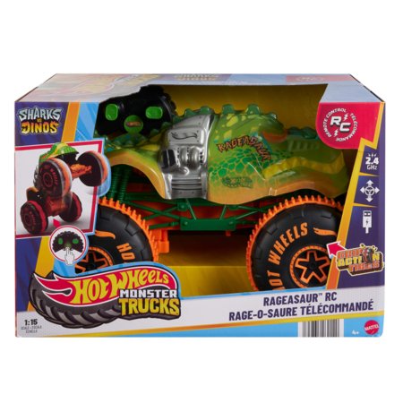 HOT WHEELS Monster Trucks 1:15 R/C Raevusaur, JBH03 