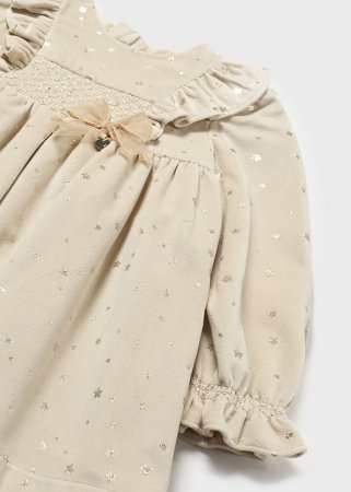 MAYORAL kleit 4A, mandli värv, 2.904-32, 92 cm 