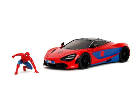 JADA Marvel Spider-Man McLaren 720S sõiduk ja figuur, 9335764314R00 