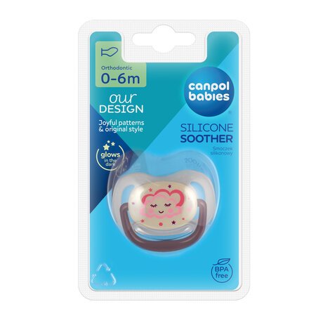 CANPOL BABIES Ortodont. sil. lutt NIGHT DREAMS, 0-6 kuud, 22/500_pin_new 