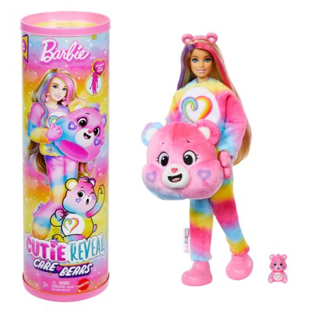 BARBIE Cutie Reveal – Hoolivate Karude sari 2: Koosolemise karu, JFV60 
