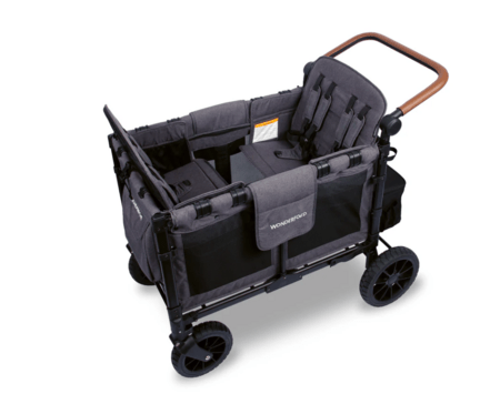 WONDERFOLD sportkäru neljale W4 LUXE, volcano black, W4LUX-BLK 